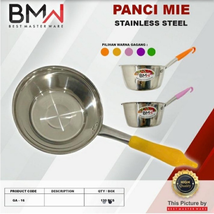 Panci Unik Warna Warni Stainless/Panci Serbaguna (Gayung air Panas)16cm