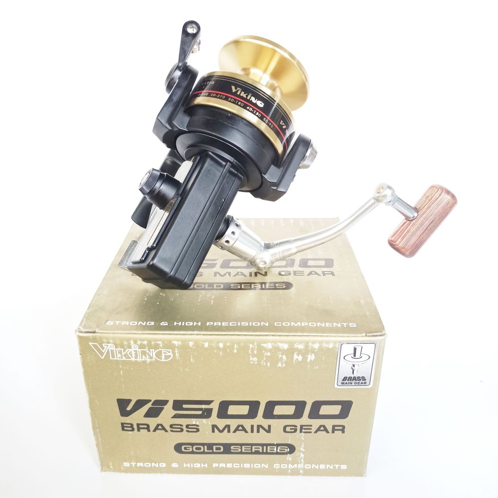 Reel Viking Vi5000 Brass Main Gear 3 Stainless Steel Ball Bearing