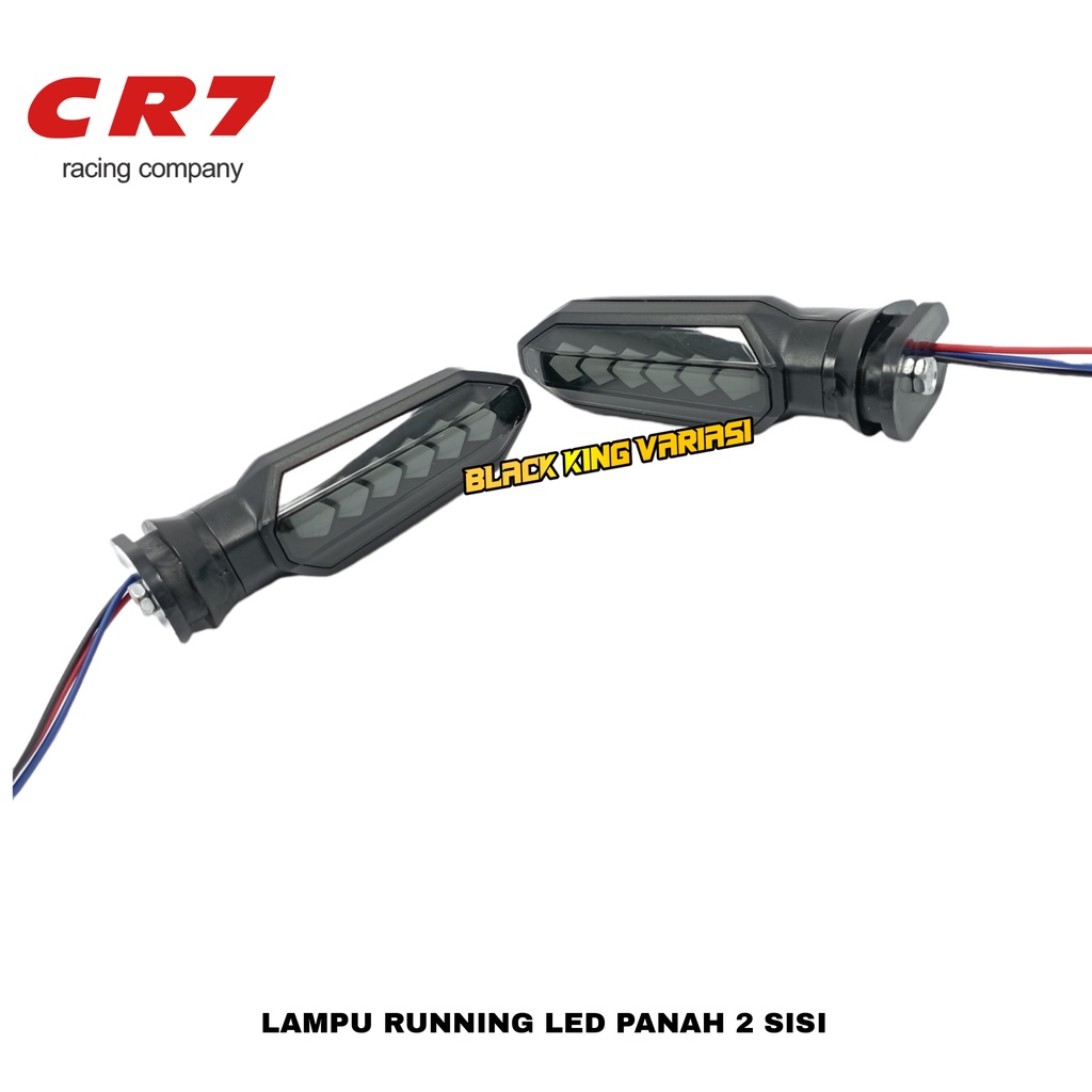 Lampu Sen Running Led Panah 2 Sisi Sen Lampu Sen Panah LED Lampu Sen Vixion Cbr Cb Klx Xabre Taiger Scorpio Crf Lampu Sen 2 Mode senja Waterproof