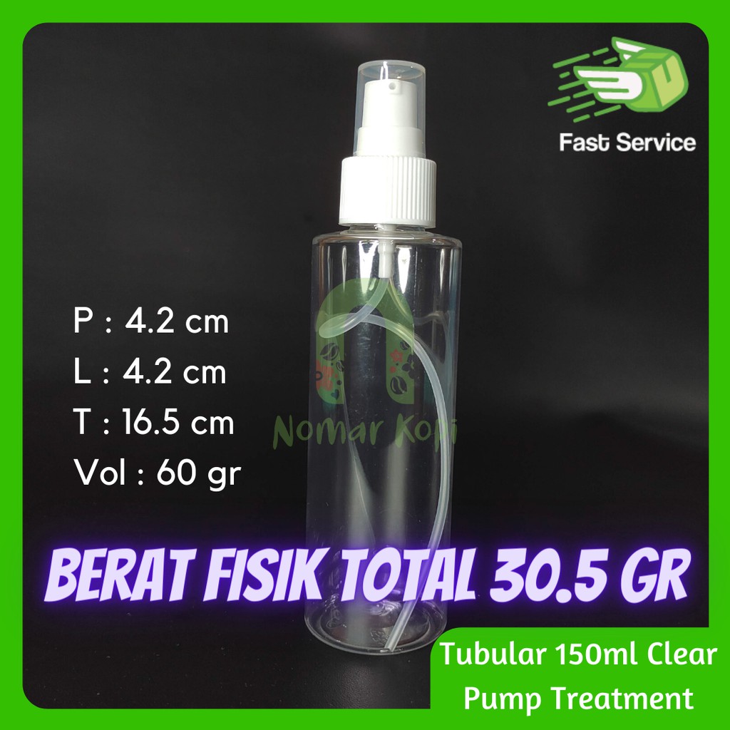 Botol 150ML Tabular Clear Pump Treatment