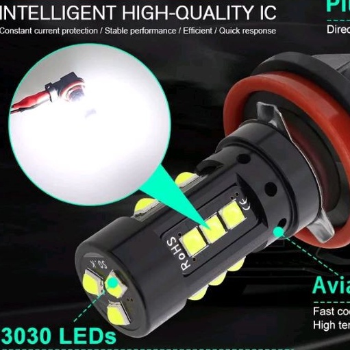 LED BOHLAM FOG LAMP FOGLAMP MOBIL JAZZ BRIO MOBILIO CIVIC CRV HRV BRV