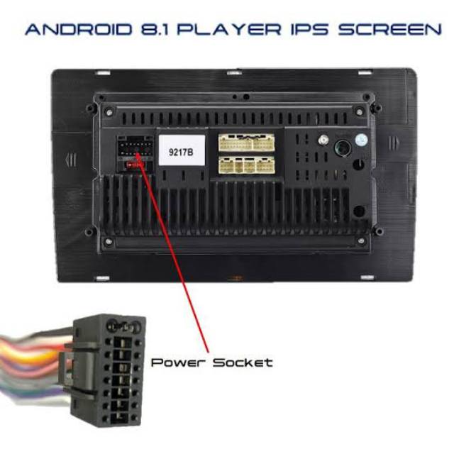 Soket PNP adapter strum dan speaker audio Head unit Android 16 pin ke soket TOYOTA DAIHATSU