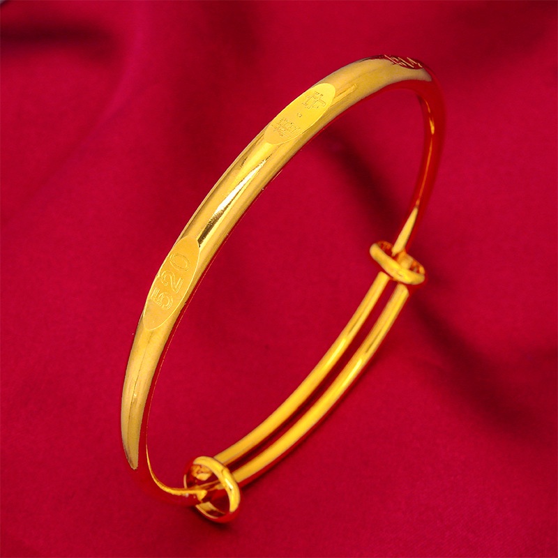 Perhiasan Gelang 24K Bangkok 520 Model Dorong Tarik Untuk Wanita Forever