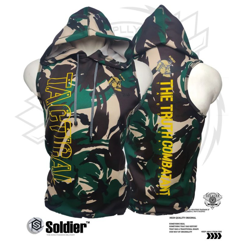 singlet hoodie loreng tni-ad