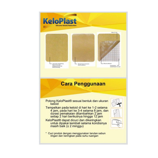 KeloPlast 6x10 cm Penghilang Bekas Luka dan Keloid #VITAMIN_KU