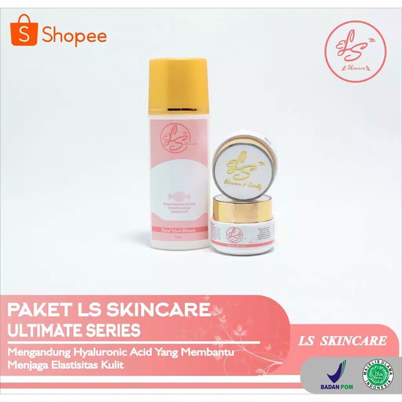 PAKET ULTIMATE FLEKSOL LS SKINCARE GLOWING BPOM TERMURAH COD