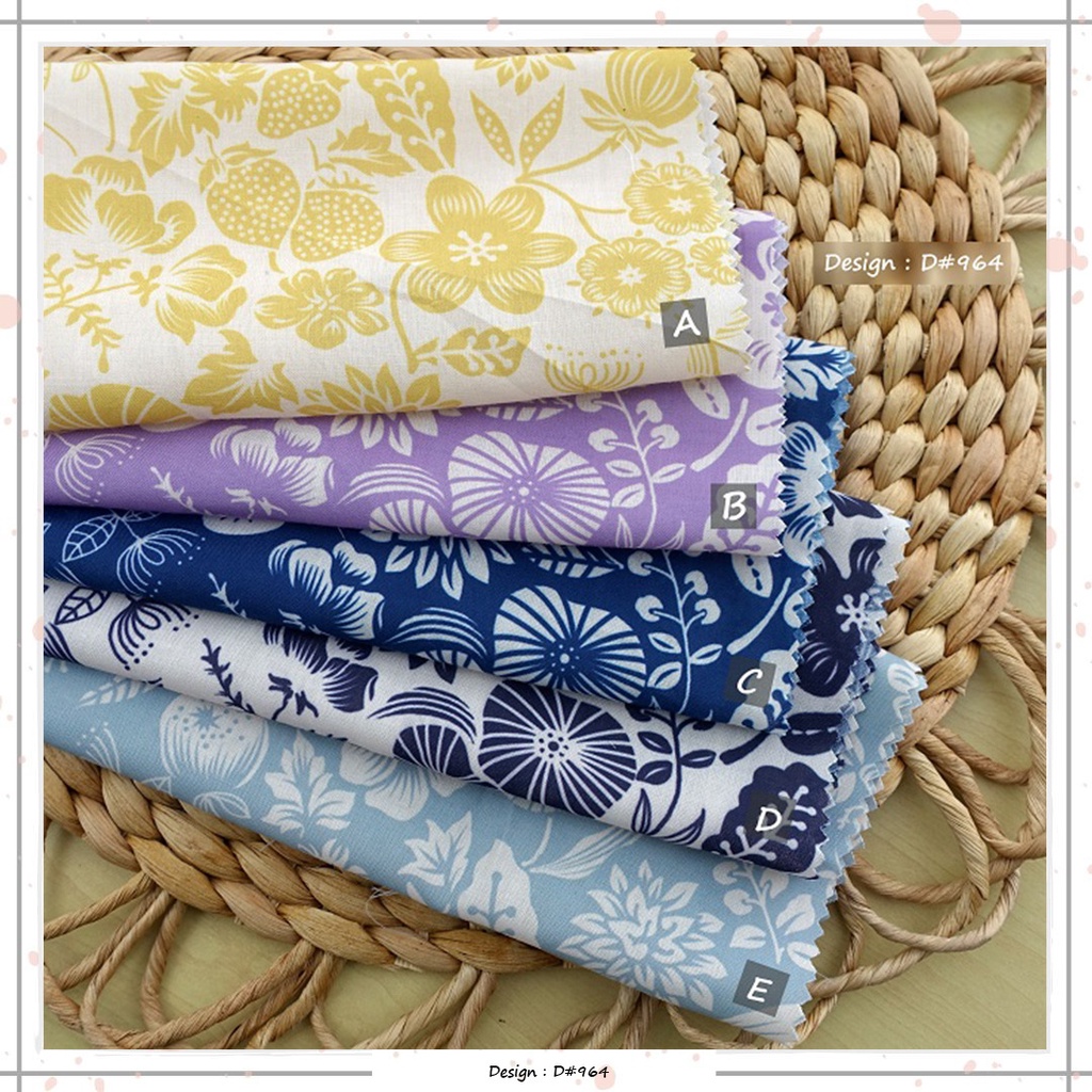 Kain Katun - Kain Katun CVC Motif D -964