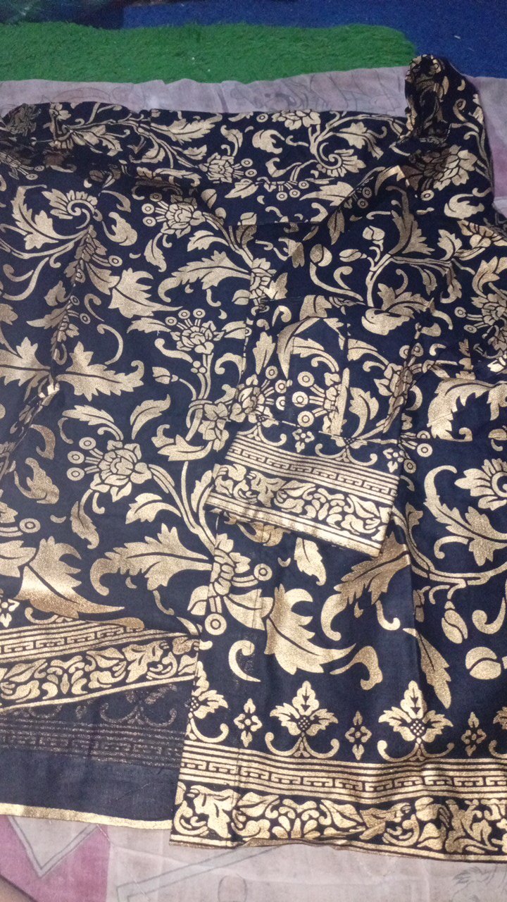 Baju Hem Kemeja Batik Pria Cowok Laki Laki Bakung Premium Bahan Cotton Terbaru Termurah Lebaran 2021