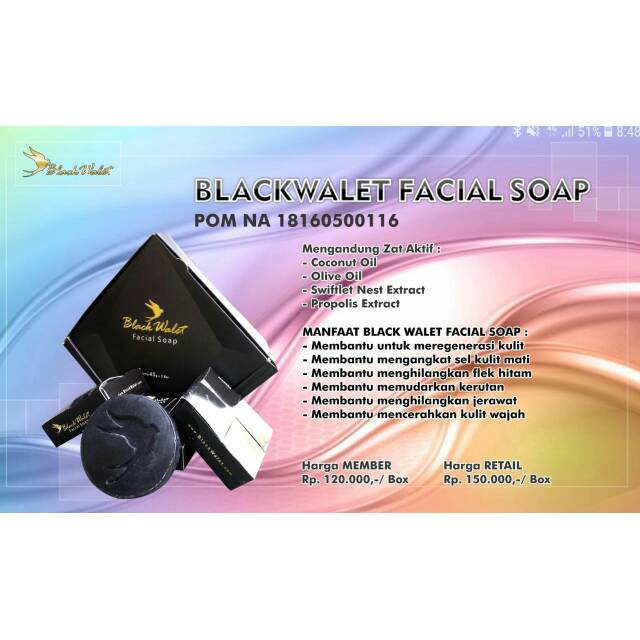 Kalo beli blackwalet  itu yang original ya, jangan hanya terpacu dengan harga MURAH /black walet KW