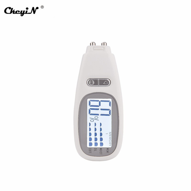 

CkeyiN Pengukur Kelembaban Kulit Digital LCD Minyak Isi Tester dengan Memory Function Tester Pen MR400