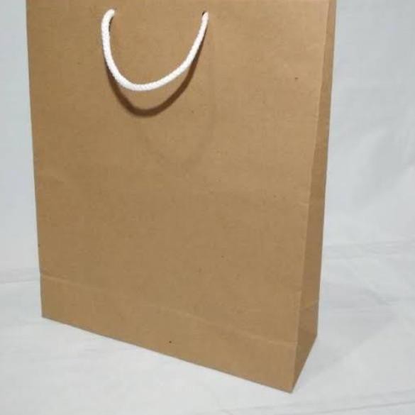 

VGM paperbag polos jumbo coklat 38x30x10 isi 12 ✩ ☈