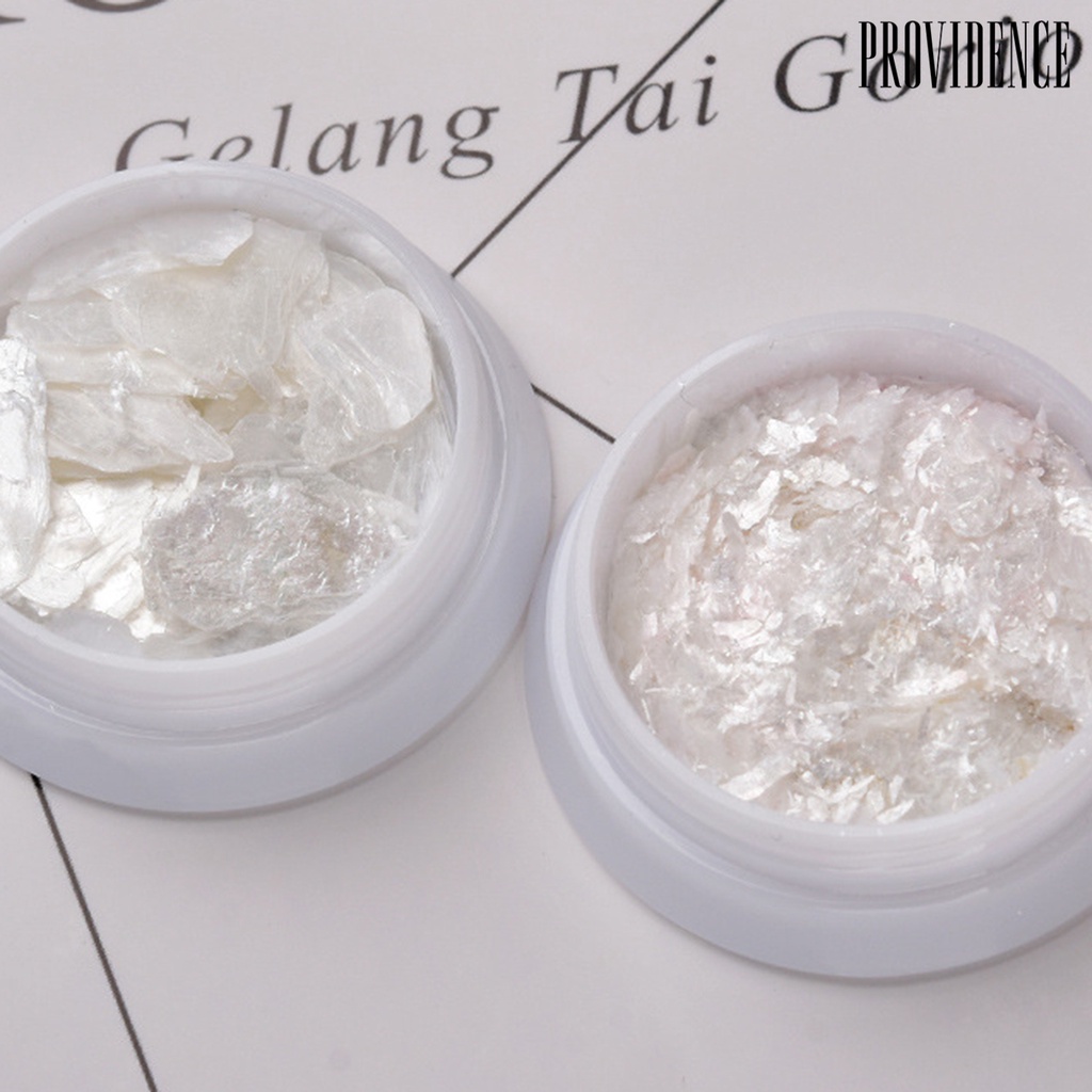 Providence 1 Box Shining Nail Sequins Fixed Tightly Shell Remove Easily Nail Flakes Makeup Accessories