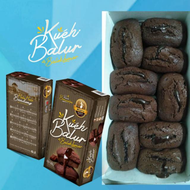 [KHUSUS P.JAWA] Kue Balok Lumer Moojang Bandung coklat lumer BALUR oleh-oleh khas Bandung