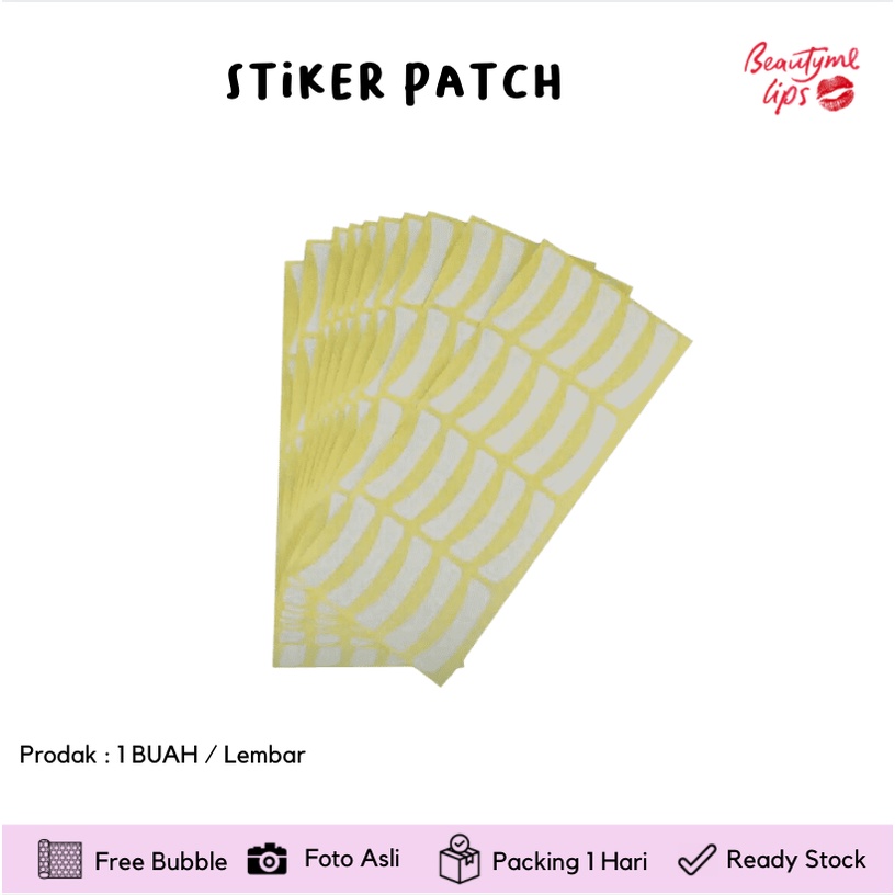 EYEPATCH KUNING FOR EYELASH EXTENTION EKONOMIS alas eyetape sticker tanam bulu mata / Stiker Patch Paper Patch Eyetape Eyepad Eyepatch eye pad eye patch paperpad yellow extension