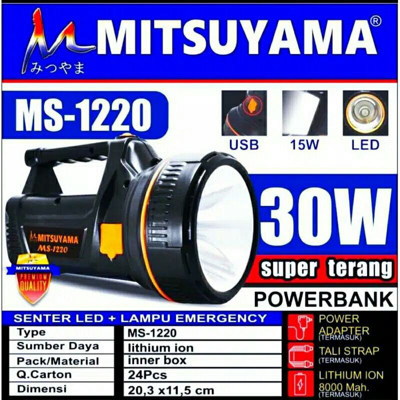 SENTER MITSUYAMA SENTER TERANG SENTER CAS
