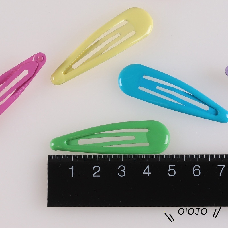 1Pc Jepit Rambut Wanita Bentuk Biji Melon Warna Permen Untuk Pesta / Hadiah - ol