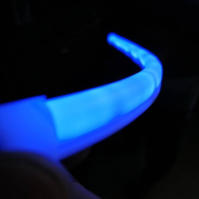 Lampu Alis LED Putih Biru Panjang Lentur Vario PCX Nmax CBR CB Aerox