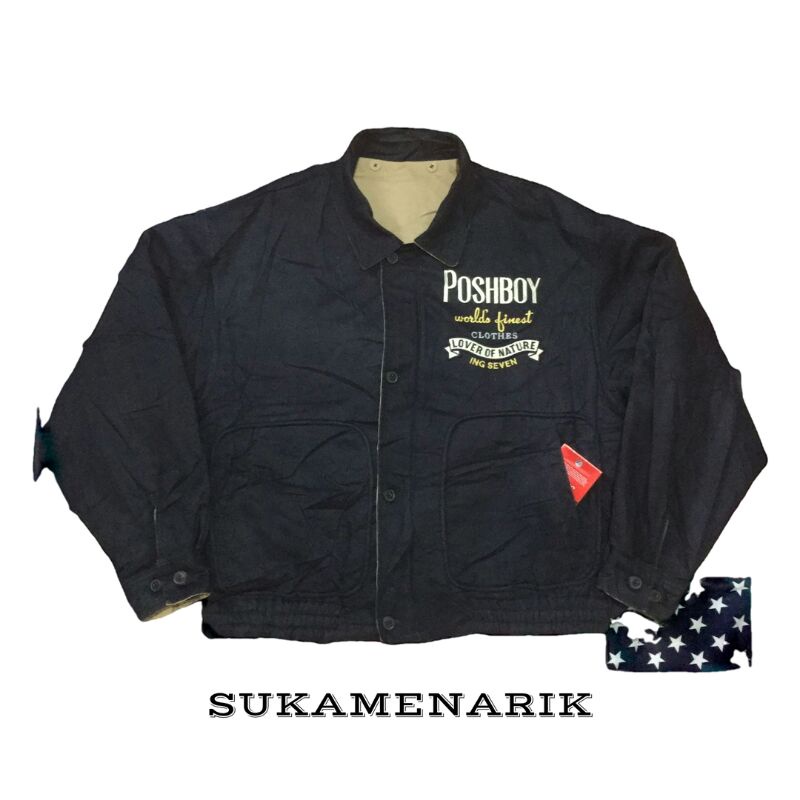 Vintage Harrington poshboy reversible jaket