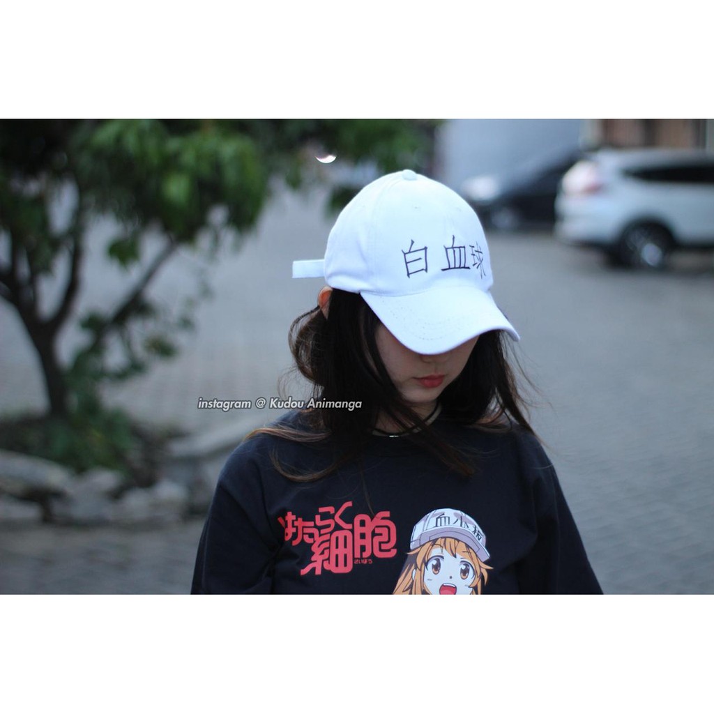 Kaos Anime Platelet Anone Kawaii Black