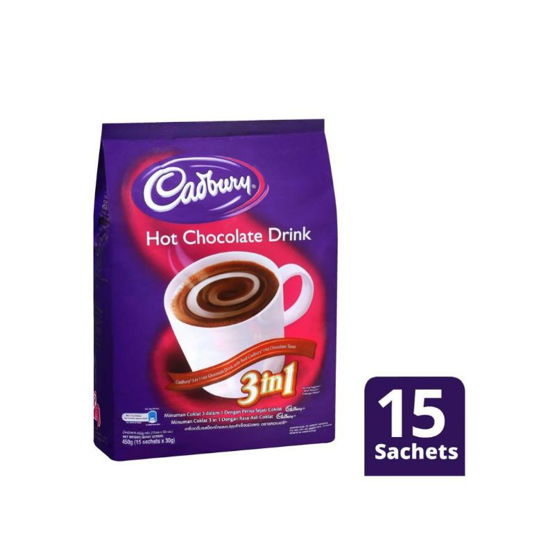 

CADBURY HOT CHOCOLATE DRINK 15 SACHET