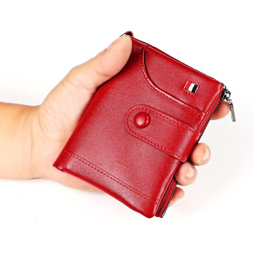 Dompet Pendek Kulit Asli Dompet Pria Rfid Leather Wallet 3511