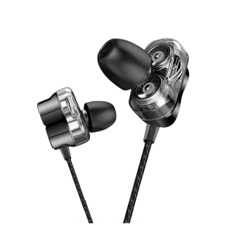 Headset Gaming handsfree BASIKE Earphone Bass Headphone 4D