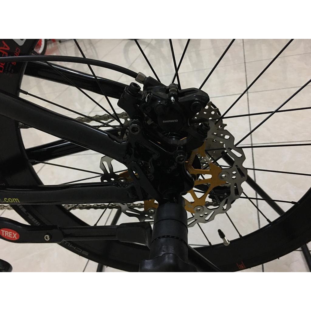 Fullbike Frame Fnhon Blast 2 Warna Hitam Kuning Glossy Groupset Shimano Tiagra 10 Speed Brakeset