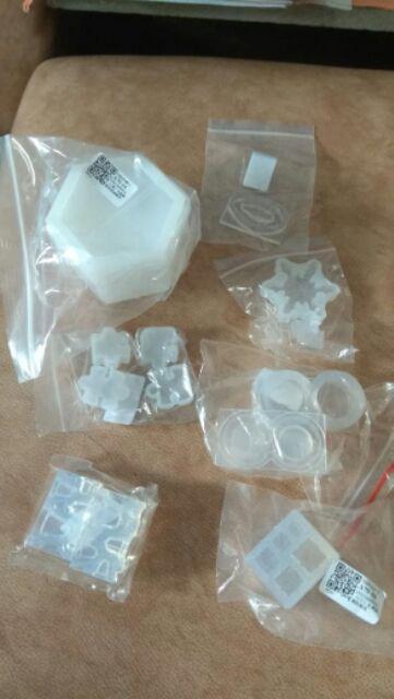 Inf Inf ✿ Cetakan Perhiasan Liontin Kristal Bahan Silikon Resin