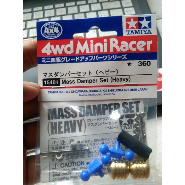 TAMIYA 15401 MASS DAMPER SET HEAVY/ PEMBERAT GALON ORI