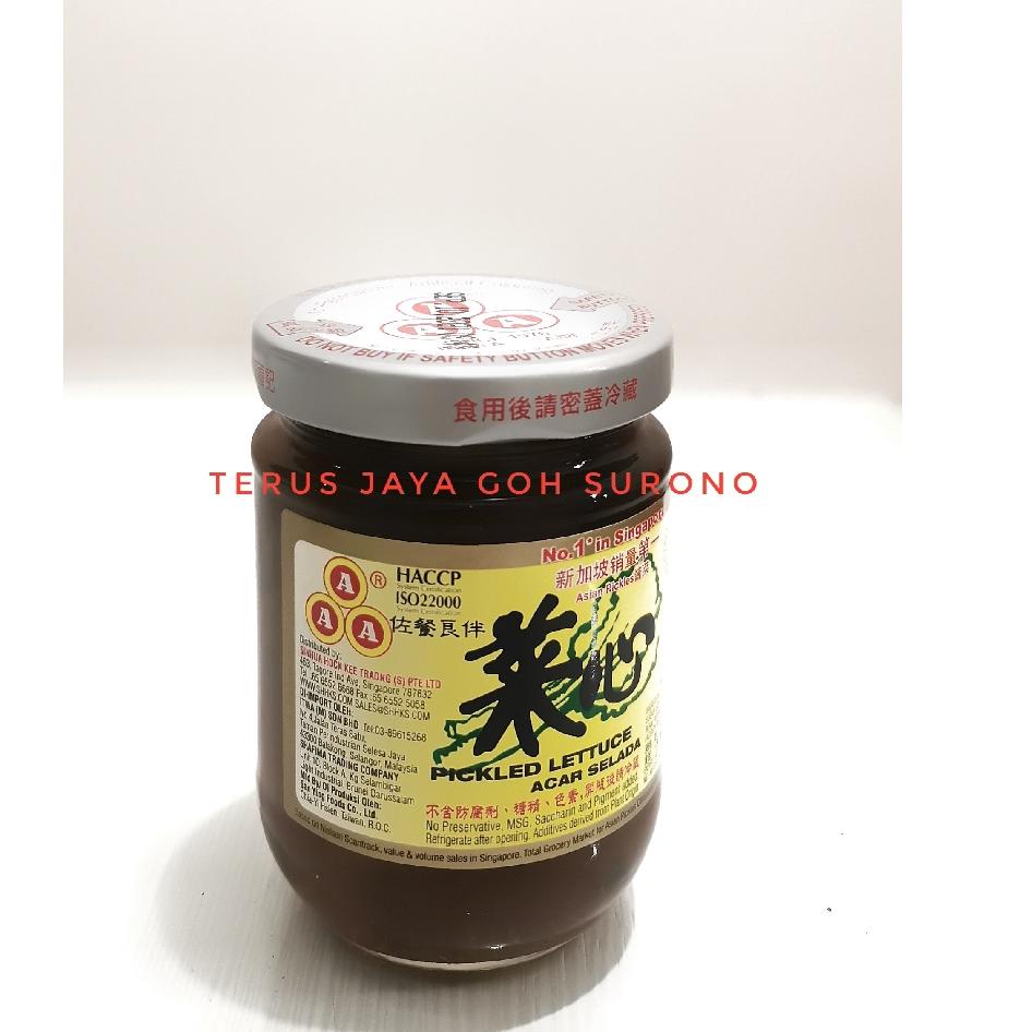 

Promo Sale--AAA Pickled Lettuce Acar Selada Caisim Botol 180g