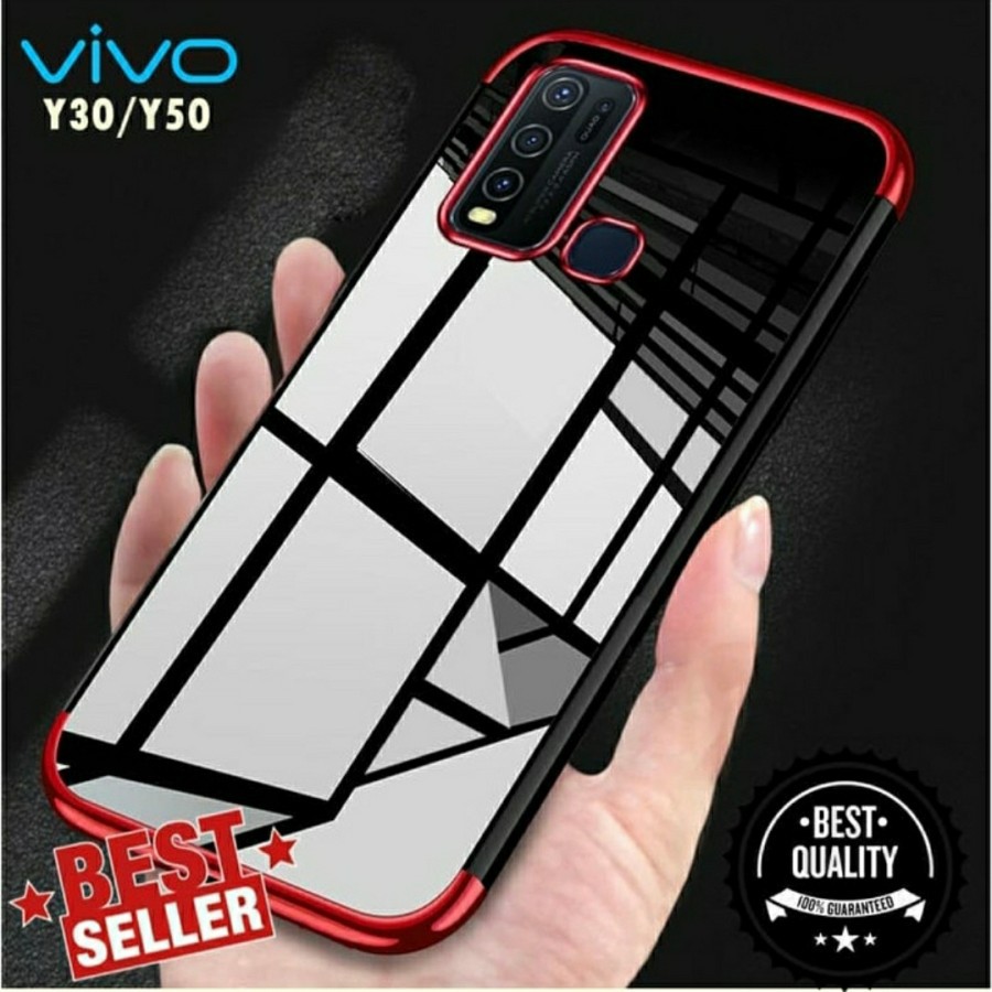 CASE VIVO Y50 Y30 Y30I - PREMIUM SHINING CHROME VIVO Y30 Y30I Y50 - BC