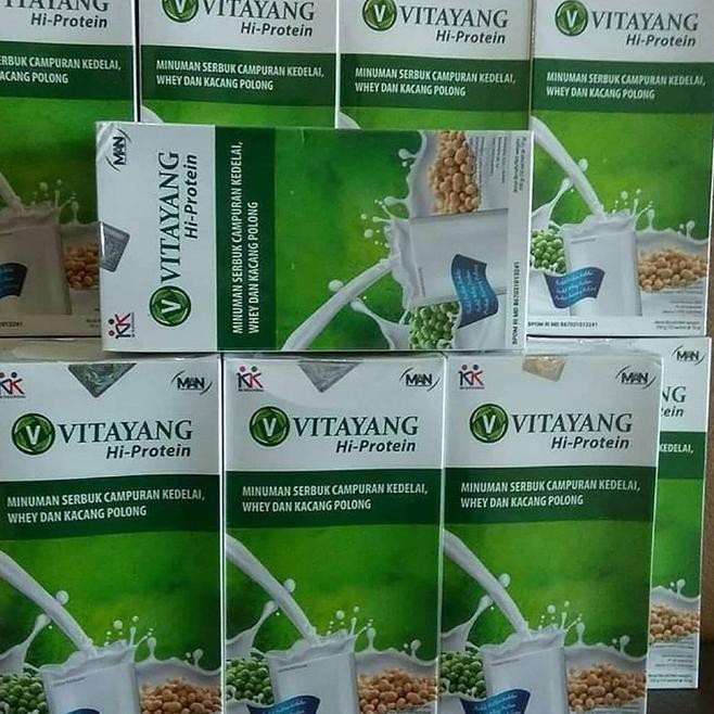 

gjo53 Vitayang Hi Protein kacang polong & kedelai rendah kalori dan lemak cocok untuk diet KK Indone