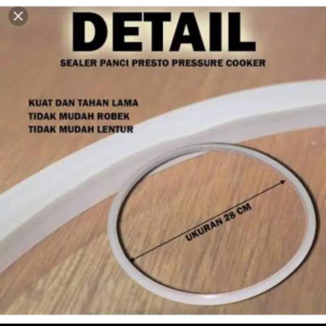 Karet Presto 28 Cm Pressure Cooker 11 dan 12 Liter Promo