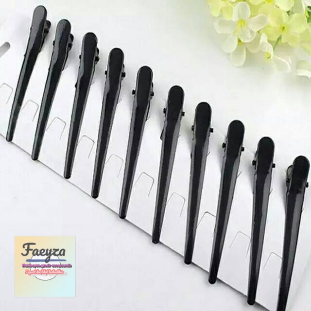grosir  Jepit rambut cocor bebek polos isi 10 pcs