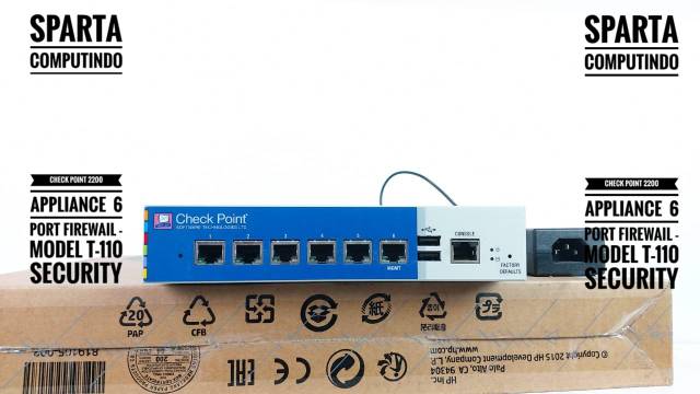 Check Point 2200 Appliance  6 Port Firewail - Model T-110 security