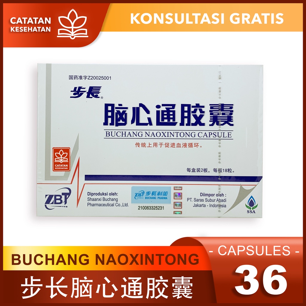 Buchang Naoxintong Capsule // Obat Sirkulasi Darah