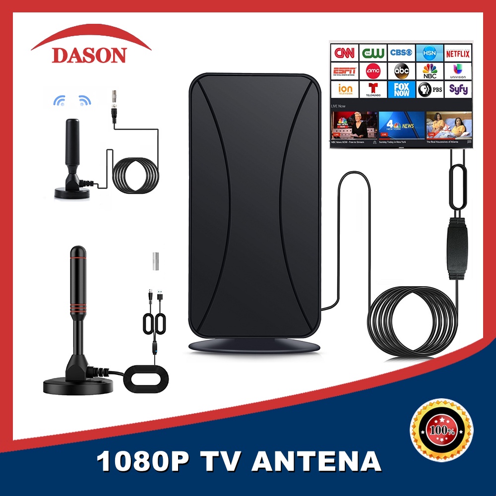 Digital HDTV Antenna Booster Portable Indoor TV Antennas HDTV DTMB HD ATSC 1080P TV Antenna ISDB Set-Top Box Antenna ANTENA STICK TV-HIGH GAIN Untuk Indoor Dan Outdoor