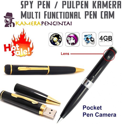 SPY CAM CAMERA CCTV MINI KAMERA PENGINTAI KECIL HIDDEN CAMERA BENTUK PULPEN MINI CAMERA SPY JS92