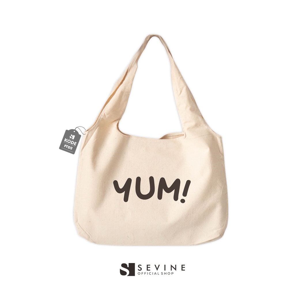 Sevine Tote Bag Kanvas Bonnie Tas Wanita Kuliah Fashion Laptop Totebag Quotes Aesthetic Vintage Series - FTD