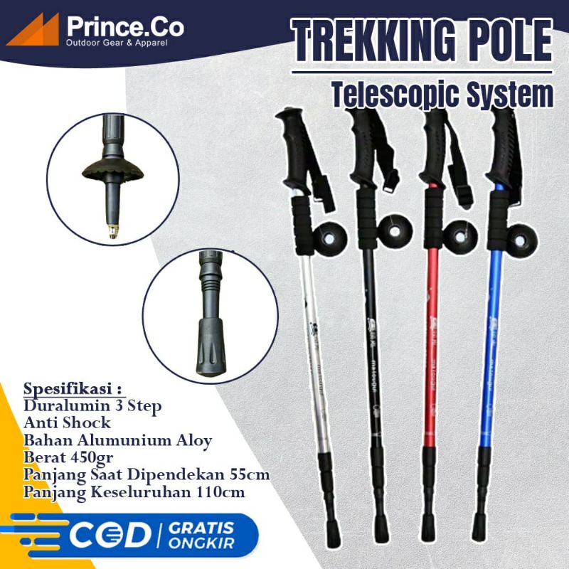 Tracking Pole | Treking pole | Trekking pole | Tongkat Pendaki Gunung 135cm