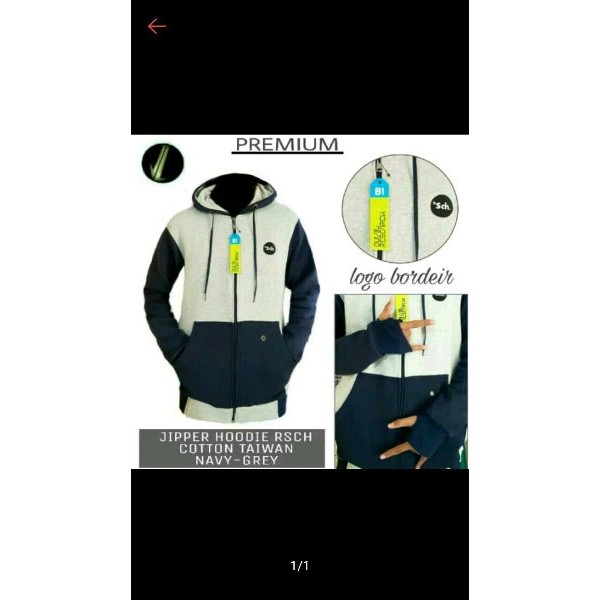 jaket sweater zipper hoodie rsch - JAKET RSCH