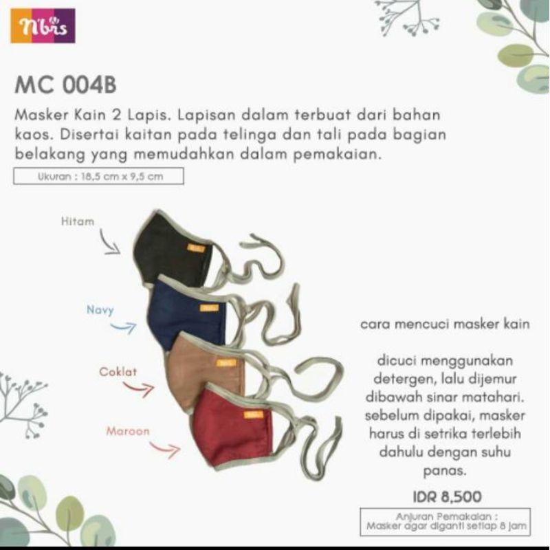 Masker Nibras Anak MC 004B