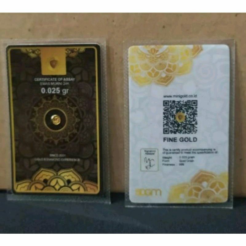 Mini Gold 0.025 Gr