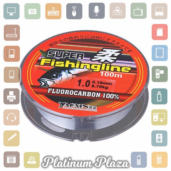 YAOXIN Super Fishingline Senar Tali Pancing Fluorocarbon Line 4.0 - OY0068 - Transparent`25OFTA-
