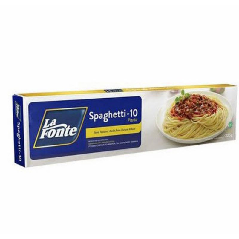 

MOOJOK-La Fonte Spaghetti 10 225 gr Frozen Food Bandung Murah Enak Kenyal Sphagetti