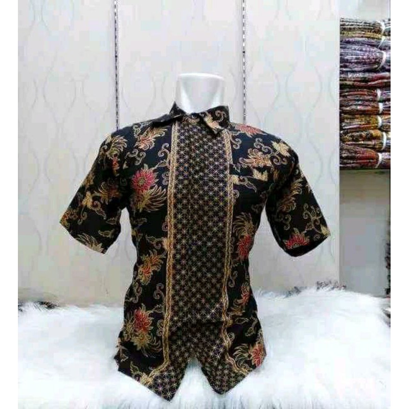 HEM BATIK PENDEK / BATIK PRIA DEWASA / KEMEJA BATIK