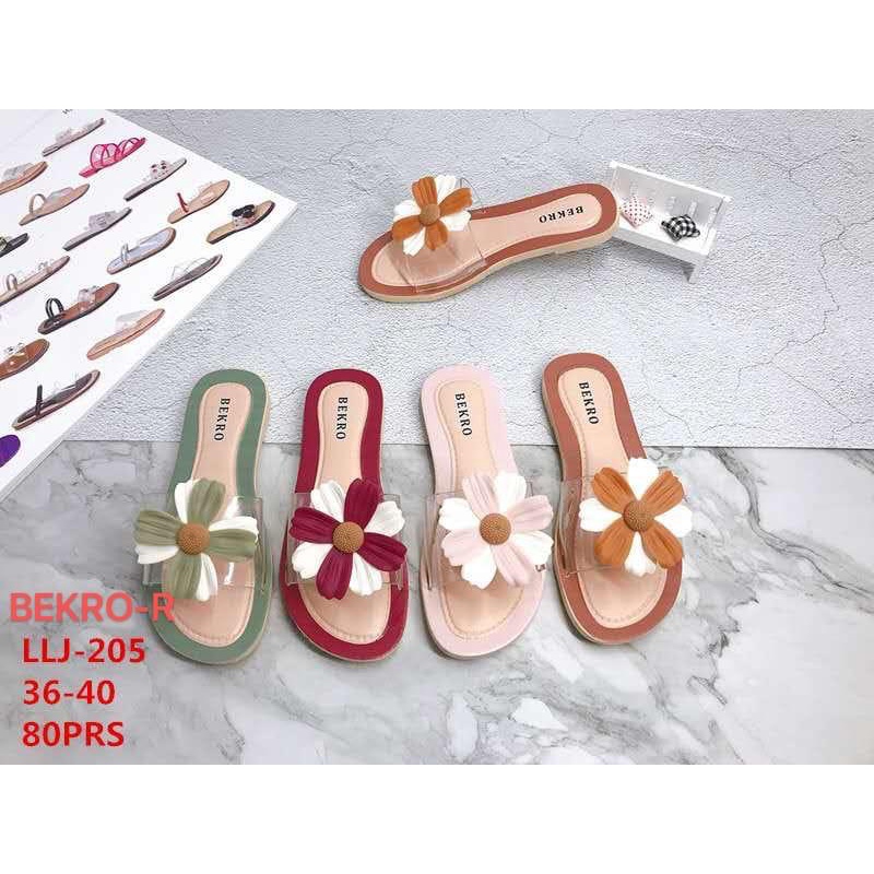 Collin - Sepatu Wedges Wanita Sepatu Jelly Tali - L820
