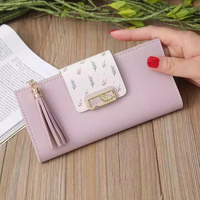 Charyatink - Dompet Kartu Pouch Wanita Terbaru Murah Simple Kekinian Panjang Wanita Korea