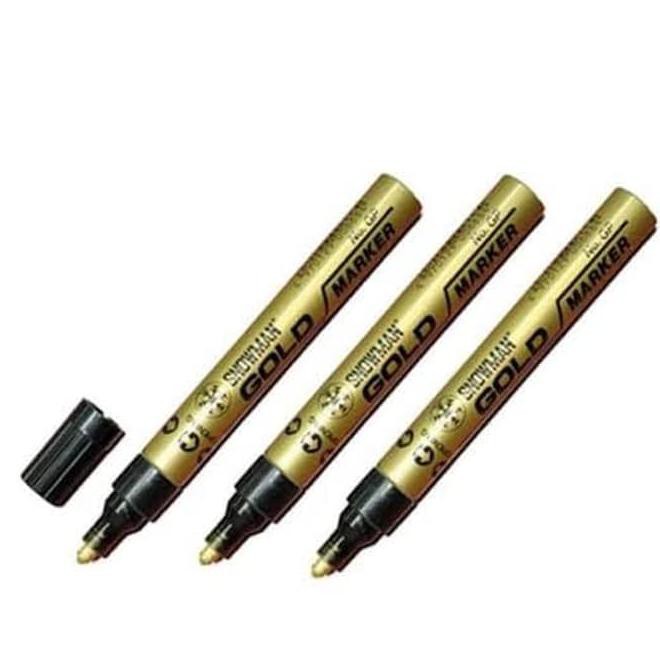 

Spidol Paint Marker Snowman Gold Emas Per Pc Ukuran Medium Best Seller