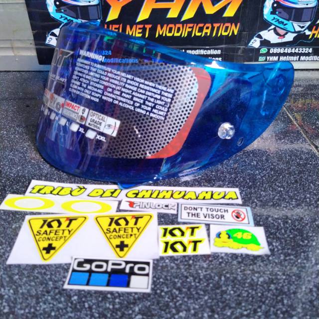 COD Kaca Flat visor kyt rc7 kyt r10 kyt k2r